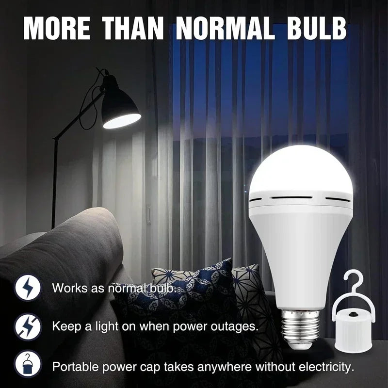 Rechargeable Emergency LED Light Bulb”
